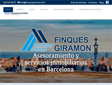 Tablet Screenshot of finquesgiramon.com